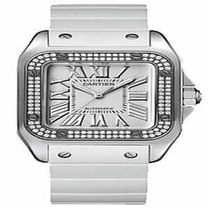 Cartier WM50460M Santos de Cartier Ladies Automatic 18kt White Gold watch