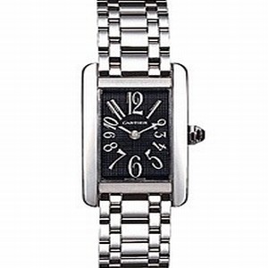 Cartier W26051L1 Tank Ladies Quartz 18kt White Gold watch