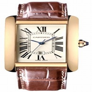 Cartier W2609156 Tank Mens Automatic 18kt Rose Gold watch