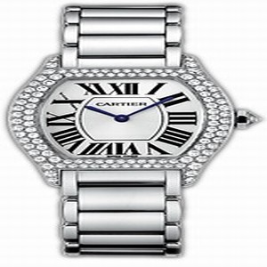 Cartier WA5049W9 Tortue Ladies Hand Wind 18kt White Gold watch