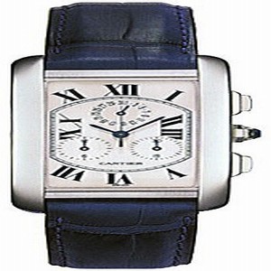 Cartier W2603356 Mens Quartz 18kt White Gold watch
