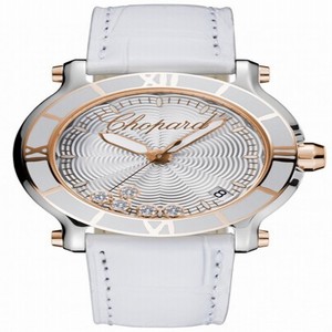 Chopard 278551-6002 Ladies Quartz Stainless Steel & 18k Rose Gold watch