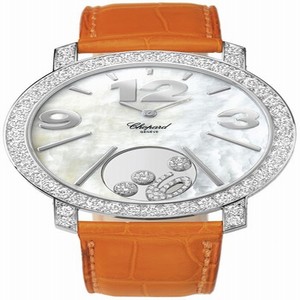 Chopard 207450-1002 Happy Diamonds Ladies Quartz 18kt White Gold Case with Diamonds watch