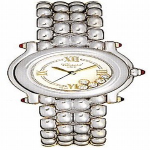 Chopard 27/6150-21 Happy Sport Ladies Quartz 18kt White Gold watch