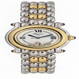 Chopard 27/8256-23 Happy Sport Ladies Quartz 18kt Yellow Gold And Stainless Steel watch