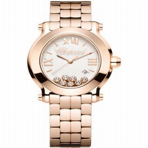 Chopard 275350-5002 Happy Sport Ladies Quartz 18 kt Rose Gold watch