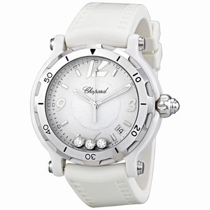 Chopard 288507-9020 Happy Sport Ladies Quartz White Ceramic watch