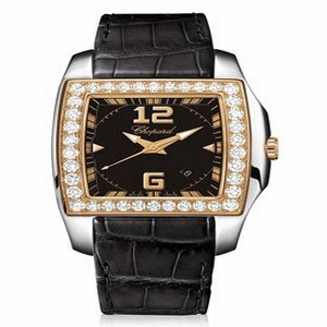 Chopard 138473-9001 Two O Ten Ladies Quartz 18k Rose Gold and Stainless Steel watch