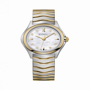 Ebel 1216197 Ladies Quartz Stainless Steel and 18kt Yellow Gold watch