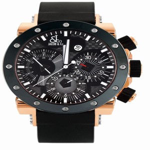 Jacob Co. E2rgCP Epic II Mens Automatic 18k Rose Gold watch