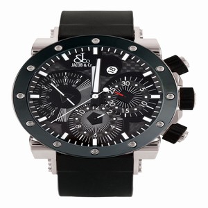 Jacob Co. E2SSCP Epic II Mens Automatic Stainless Steel watch