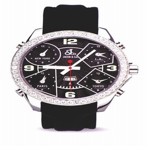 Jacob Co. JC2 Five Time Zone Unisex Quartz Steel watch