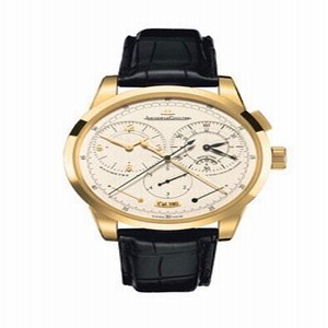 Jaeger LeCoultre Q6011420 Duometre Mens Hand Wind 18k Yellow Gold watch