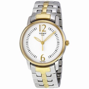 Tissot T052.210.22.037.00 T-Trend Collection Ladies Quartz Silver PVD Stainless Steel watch