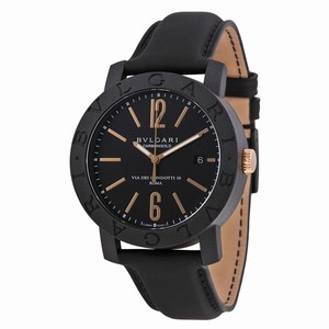 Bvlgari BBP40BCGLD Mens Automatic Carbon watch