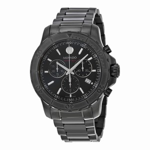 Movado 2600119 Series 800 Mens Quartz Black PVD Stainless Steel watch
