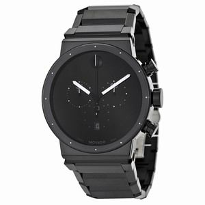 Movado 0606801 Mens Quartz Black PVD Stainless Steel watch