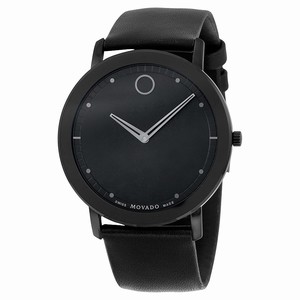 Movado 0606884 Mens Quartz Black PVD Stainless Steel watch