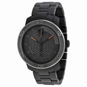 Movado 3600097 Bold Mens Quartz Sunblasted Black ion-Plated Titanium watch