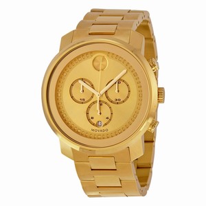 Movado 3600278 Bold Mens Quartz Yellow Gold Ion-Plated Stainless Steel watch