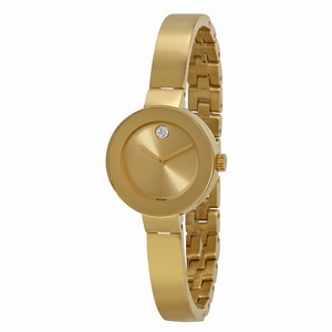 Movado 3600285 Bold Ladies Quartz Yellow Gold Ion-Plated Stainless Steel watch