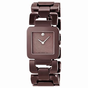 Movado 0606574 Luma Ladies Quartz Brown PVD Stainless Steel watch