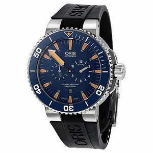 Oris 01 749 7663 7185-Set RS Aquis Mens Automatic Titanium watch
