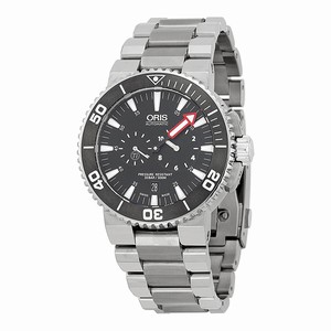 Oris 01 749 7677 7154-Set Aquis Mens Automatic Titanium watch