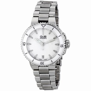 Oris 733-7652-4156MB Aquis Ladies Automatic Stainless Steel watch