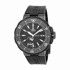 Oris 01 667 7645 7294-Set Pro Diver Mens Automatic Black and Grey Titanium watch