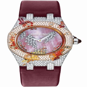 Audemars Piguet 67609CR.ZY.D071SU.01 Royal Oak Ladies Quartz 18 kt White Gold watch