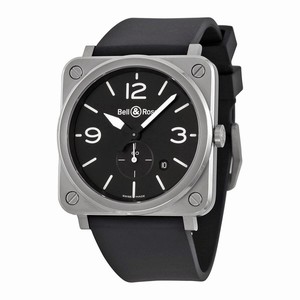 Bell & Ross BRS-BLC-ST Mens Quartz Stainless Steel watch