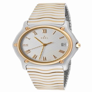 Ebel 1187143-6225 Mens Quartz Stainless Steel and 18 Carat Rose Gold watch