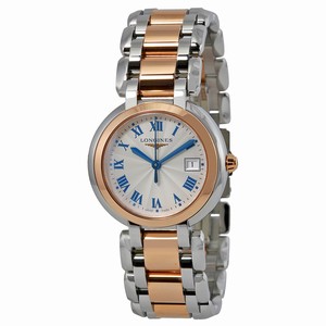 Longines L8.112.5.78.6 PrimaLuna Ladies Quartz Two-tone Stainless Steel and 18kt Rose Gold watch