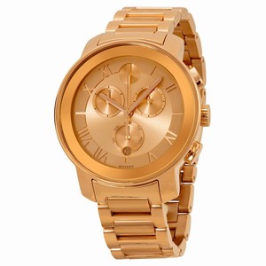 Movado 3600210 Ladies Quartz Rose Gold Ion-plated Stainless Steel watch