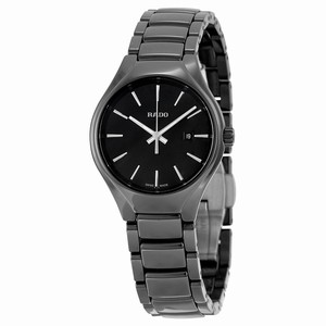 Rado R27059152 TRUE Ladies Quartz Black High Tech Ceramic watch