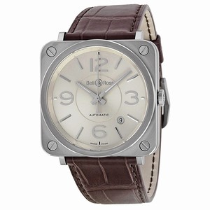Bell & Ross BRS92-SI-ST/SCR Vintage Mens Hand Wind Stainless Steel watch