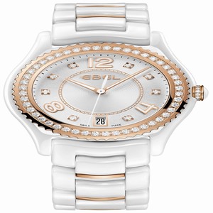 Ebel 1216116 Ladies Quartz 18 Carat Rose Gold and Stainless Steel watch