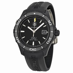 Tag Heuer WAK2180.FT6027 Aquaracer Mens Automatic Black Carbide coated Titanium watch