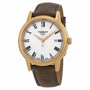 Tissot T0854103601300 Carson Mens Quartz Rose Gold-plated Stainless Steel watch