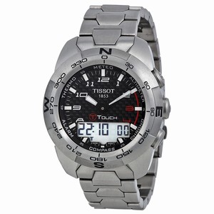 Tissot T013.420.44.202.00 Touch Collection Mens Quartz Satin Finish Titanium watch