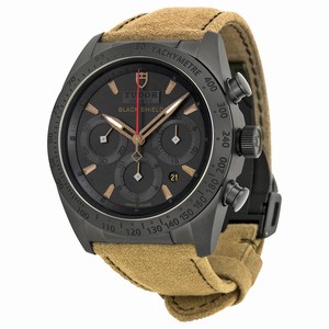 Tudor 42000CN/Alca Mens Hand Wind Black Ceramic watch