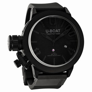 U-Boat 6949 Classico Mens Automatic Black Ion-plated Stainless Steel watch