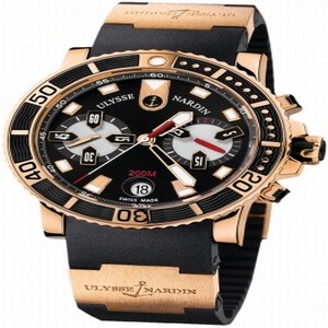 Ulysse Nardin 8006-102-3a/92 Mens Automatic 18kt Rose Gold watch
