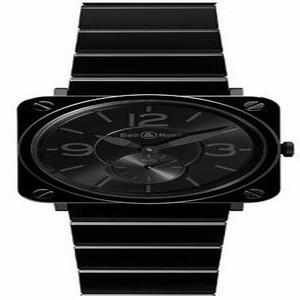 Bell & Ross BRS-BLK-CER-PHT Aviation Unisex Quartz Black Ceramic watch