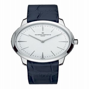 Vacheron Constantin 81530/000G-9681 Patrimony Mens Hand Wind 18kt White Gold Case Set with 62 Brilliant-Cut Dia watch