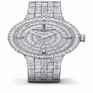 Vacheron Constantin 25761/QA1G-9945 Traditionnelle Ladies Quartz 18 Carat White Gold watch